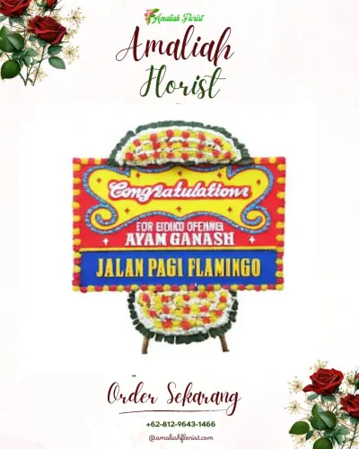 Bunga Papan Congratulation di Nglondong